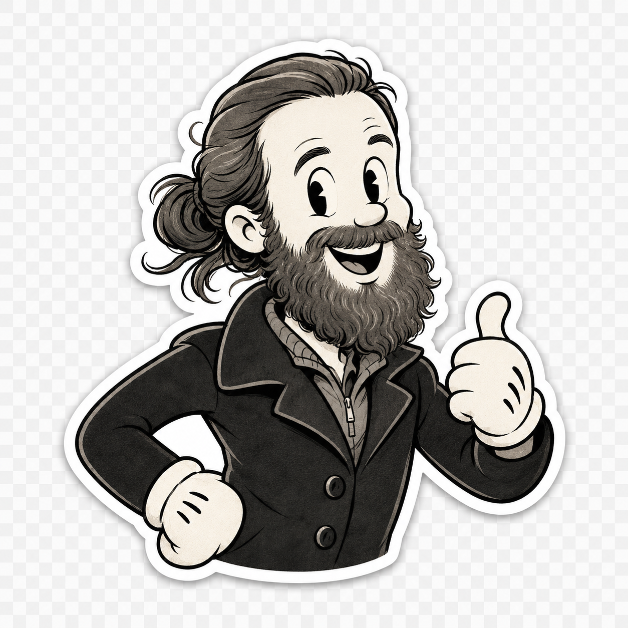 Groom sticker